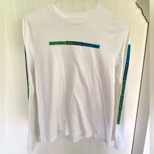 Abercrombie Kids Boys 15/16 White Long Sleeve T-Shirt